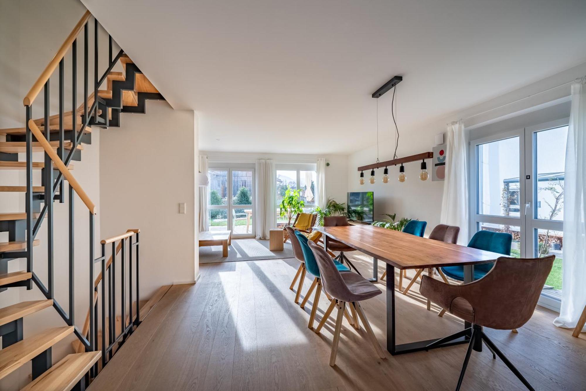 Liboria: Stylisches Haus; Sauna ; 4Min Zum See Seehausen am Staffelsee Exteriör bild